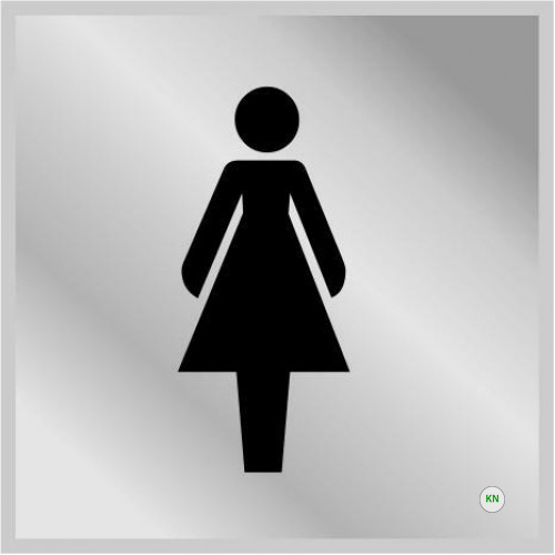 Табличка "Туалет женский", арт. 3003