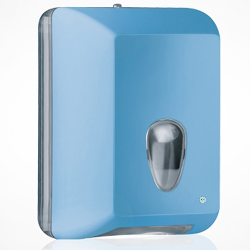 Диспенсер для туалетной бумаги V-сложения голубой, арт. 622AZ