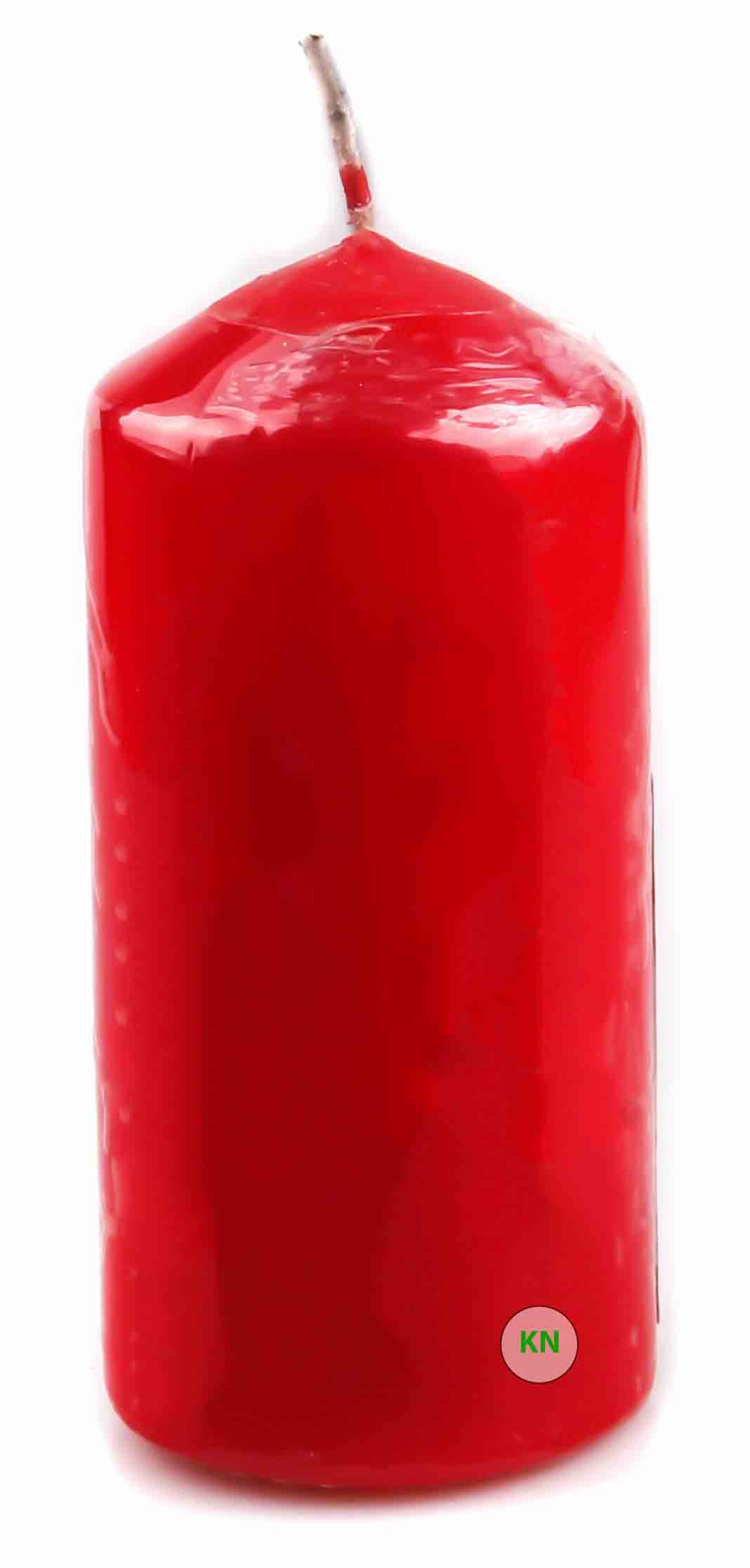Свеча парафиновая красная, 60 х 120 мм