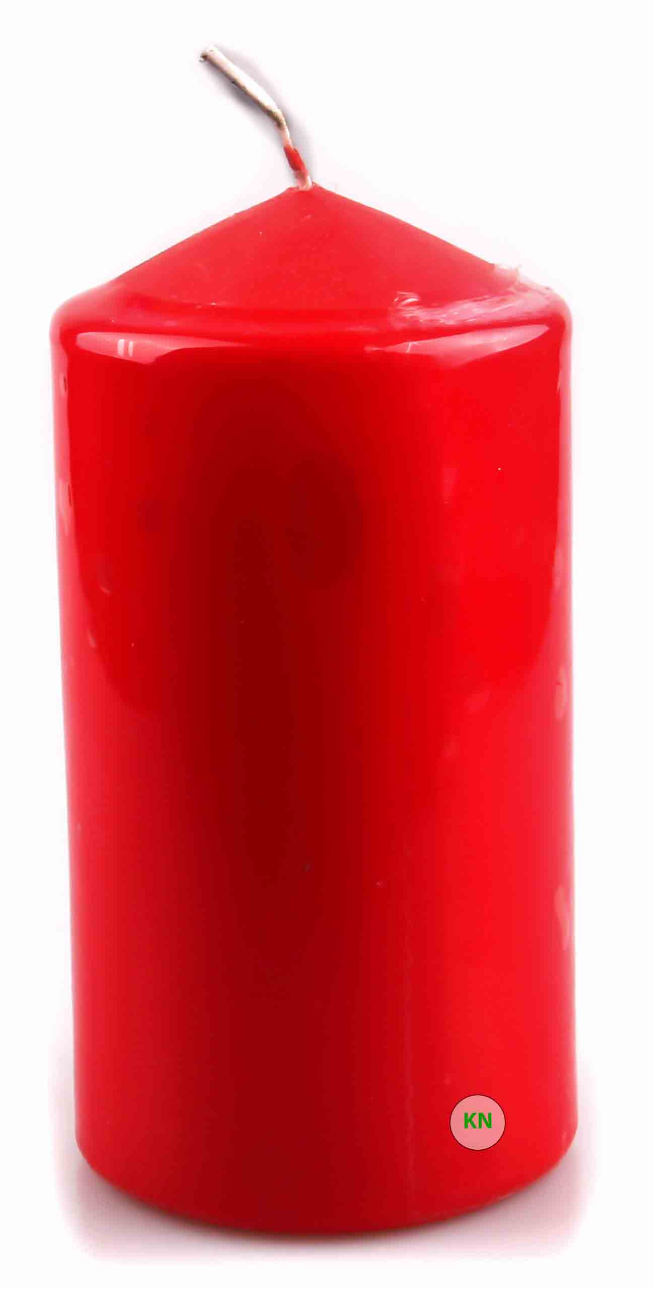 Свічка парафінова червона, 60 х 150 мм