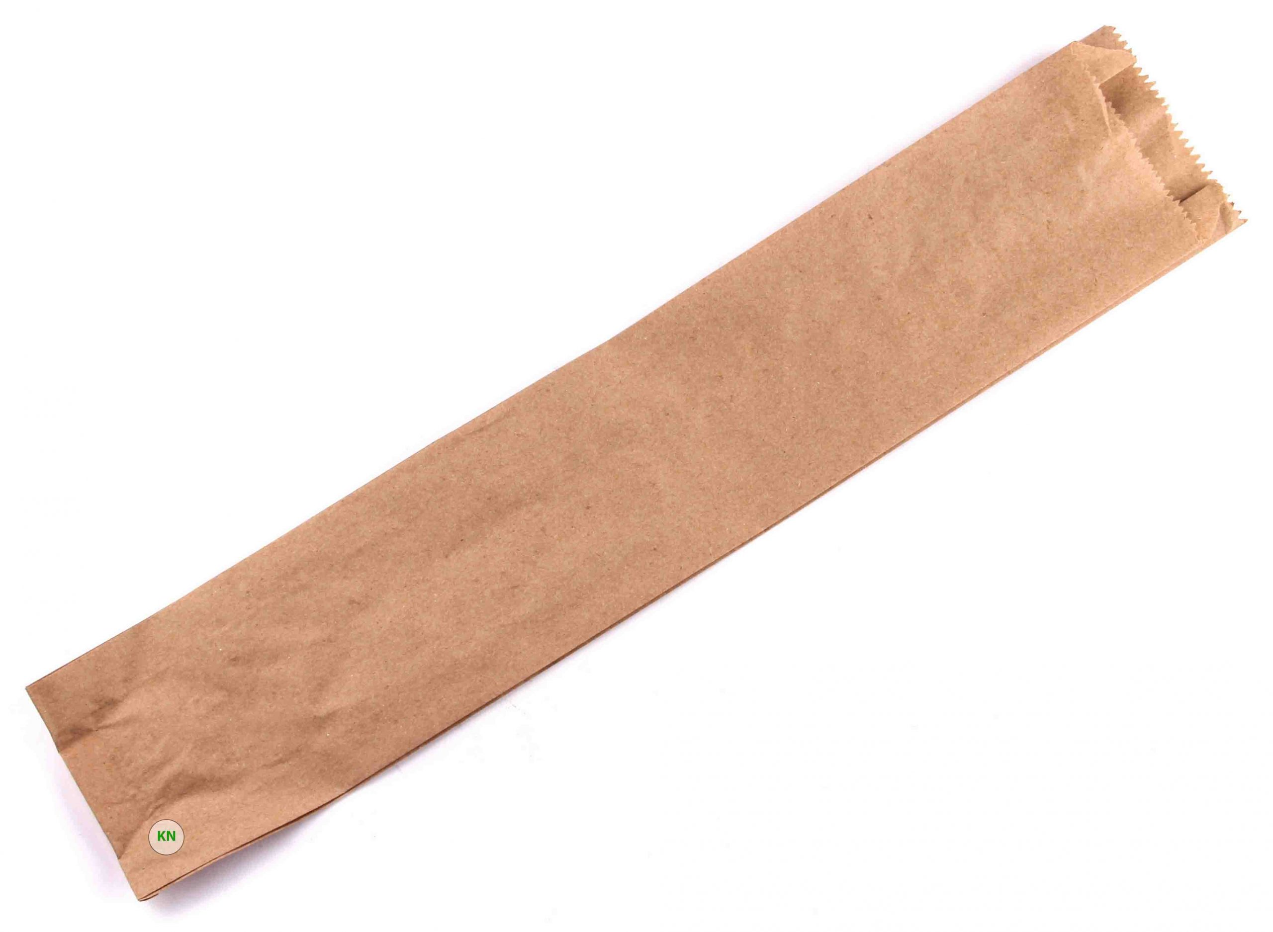 Пакет паперовий коричневий для багета, 100 х 40 х 520 мм