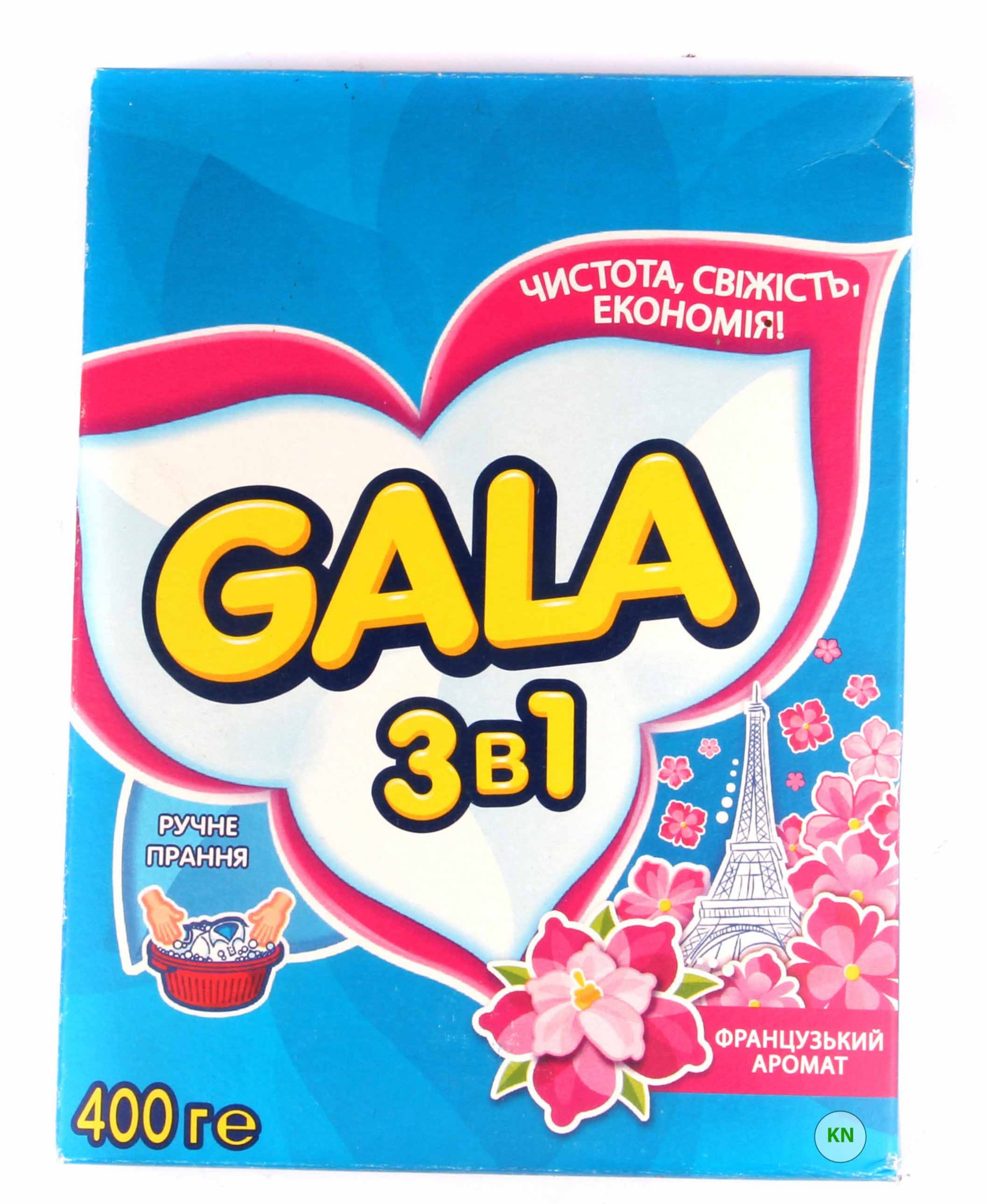 Пральний порошок для ручного прання "Gala", 400 г