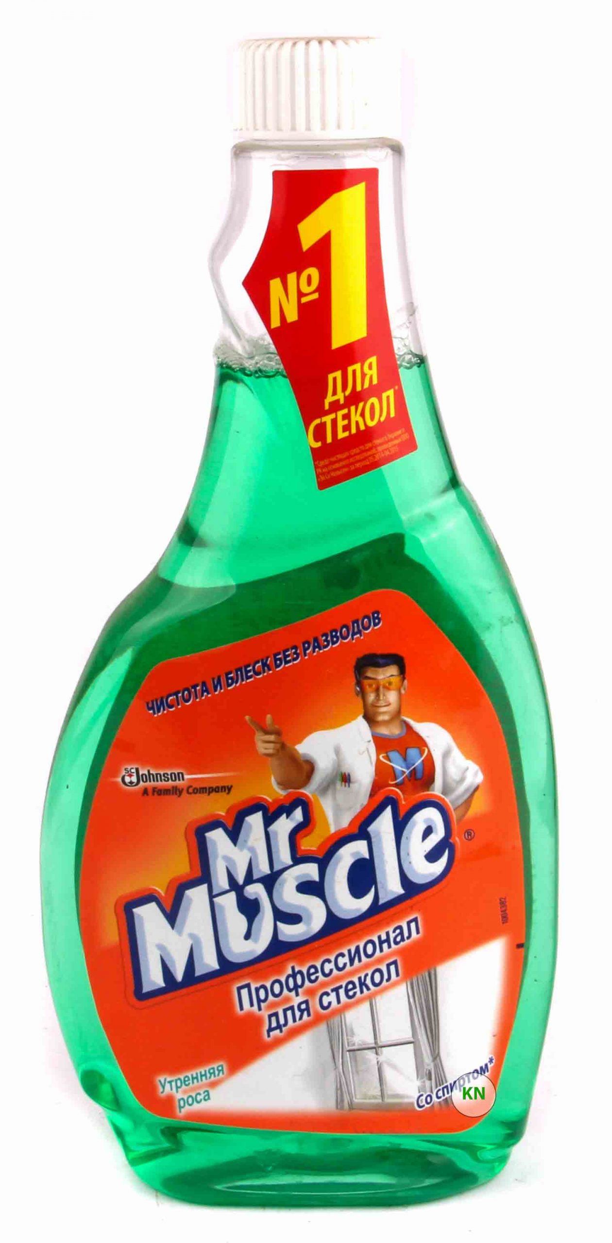 Средство для мытья стекол и зеркал "Mr. Muscle" (запаска), 500 мл