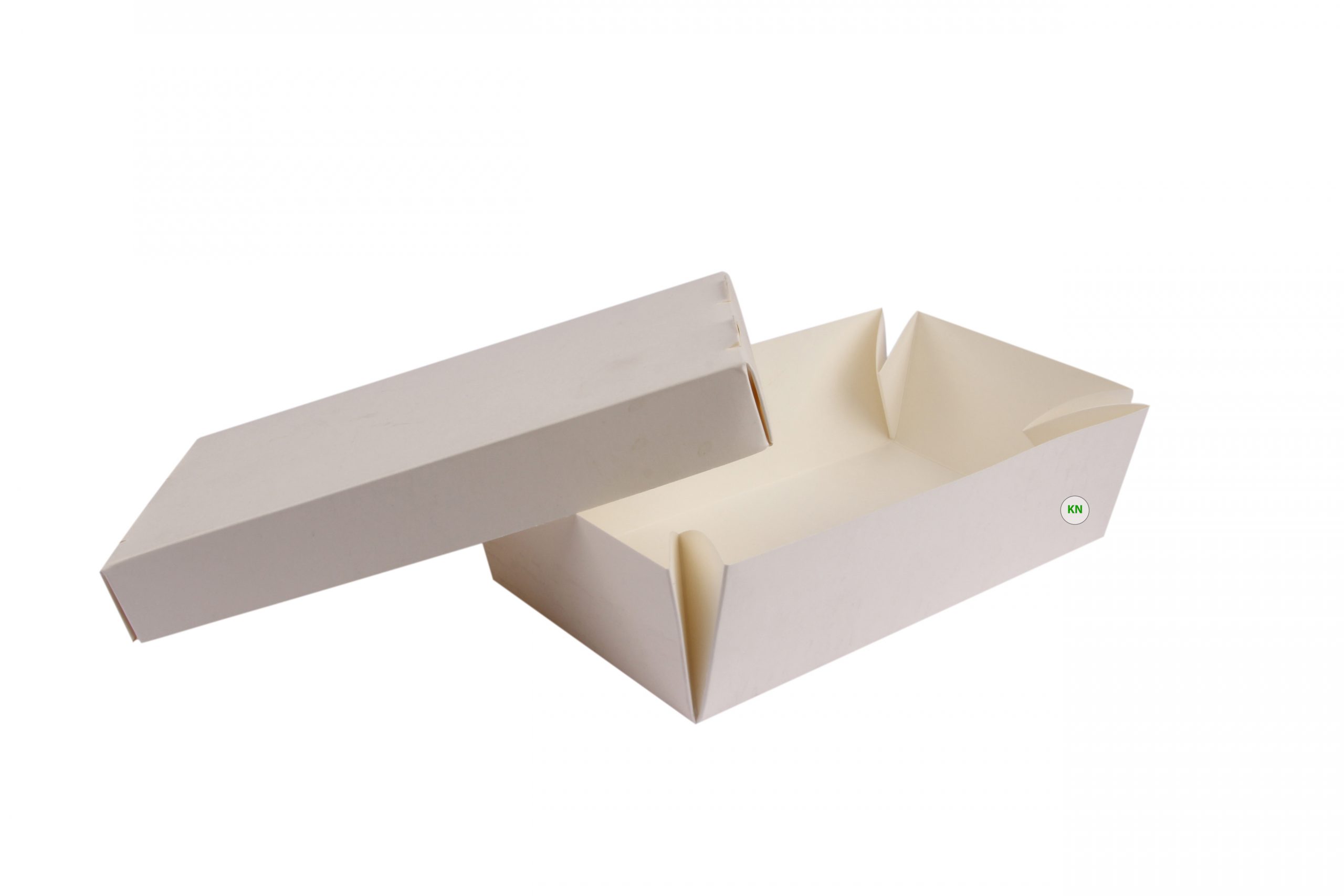 Экобокс бумажный белый, 200 х 100 х 50 мм