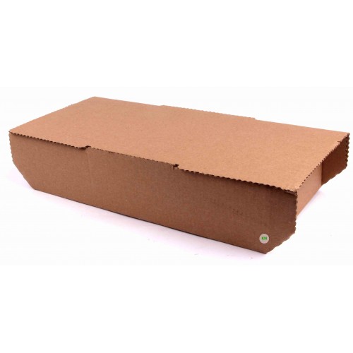 Коробка для бургера/хачапури бурая, 27,5 х 14,5 х 6,5 см