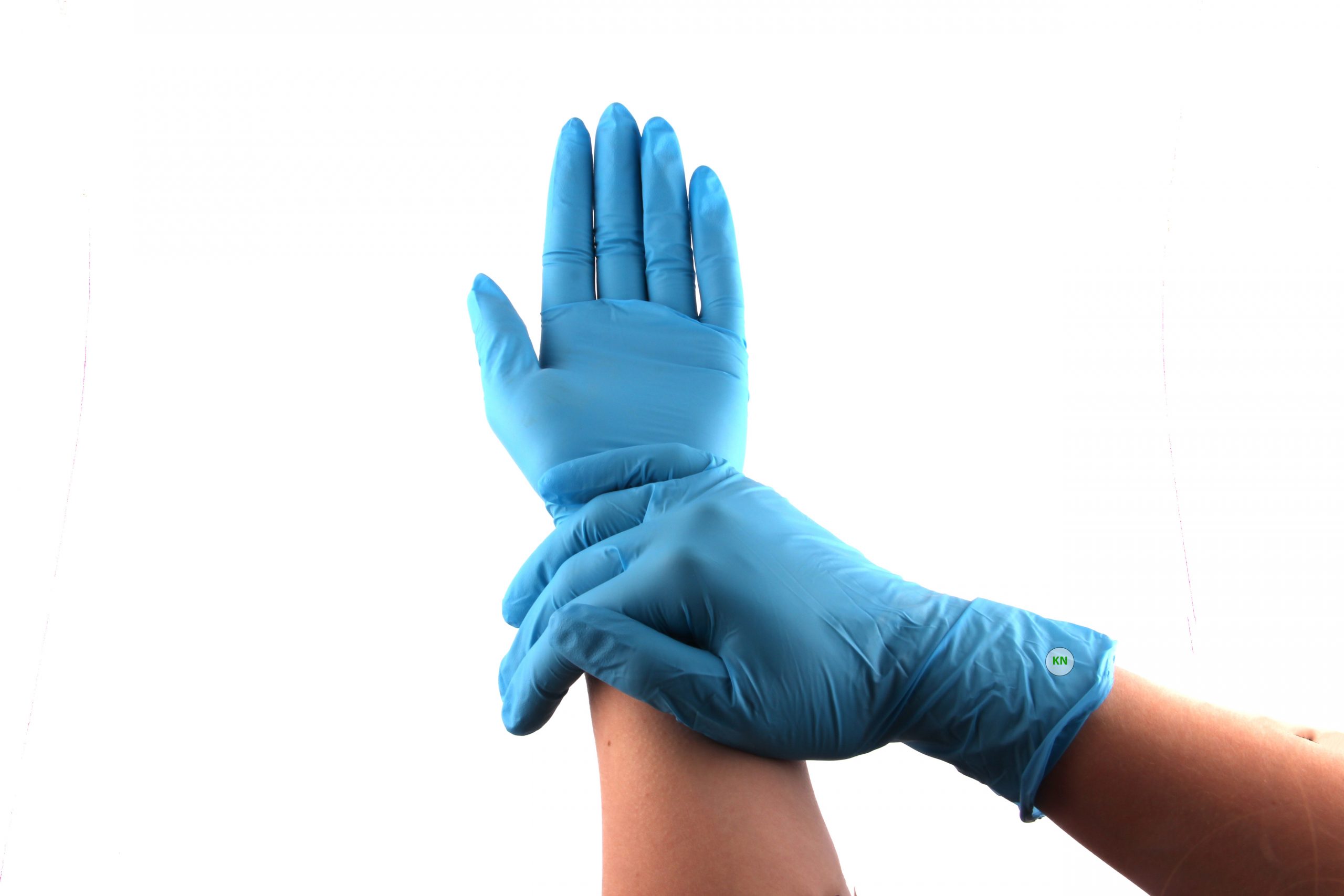 Рукавички нітрилові сині, ХL, 100 шт.