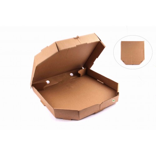 Коробка для пиццы бурая, d - 33 см