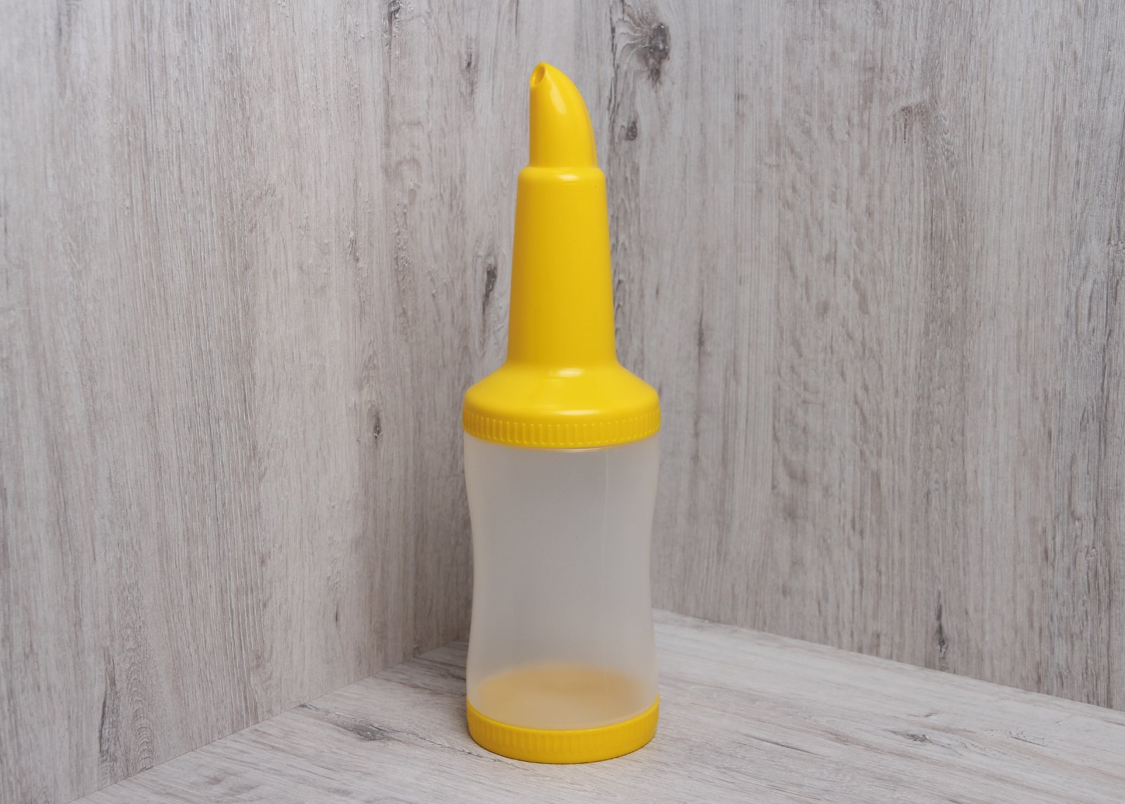 Бутылка с гейзером для дрессинга и флейринга желтая (1,0 л), арт. KN-W-BSNP-1