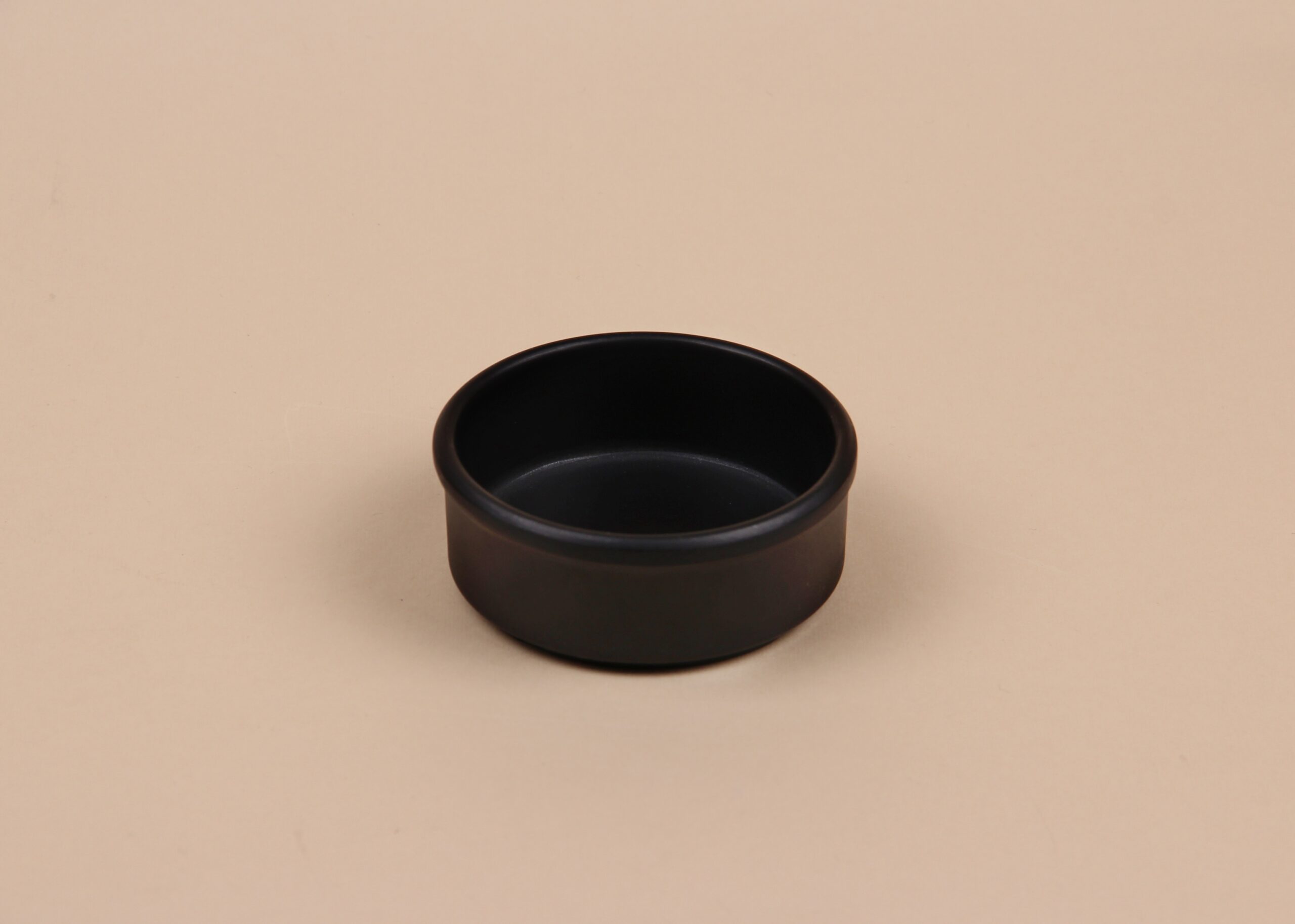 Соусник круглый черный матовый, 80 мл, арт. 607059
