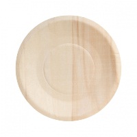 Тарілка кругла з бамбука, Ø 160 мм