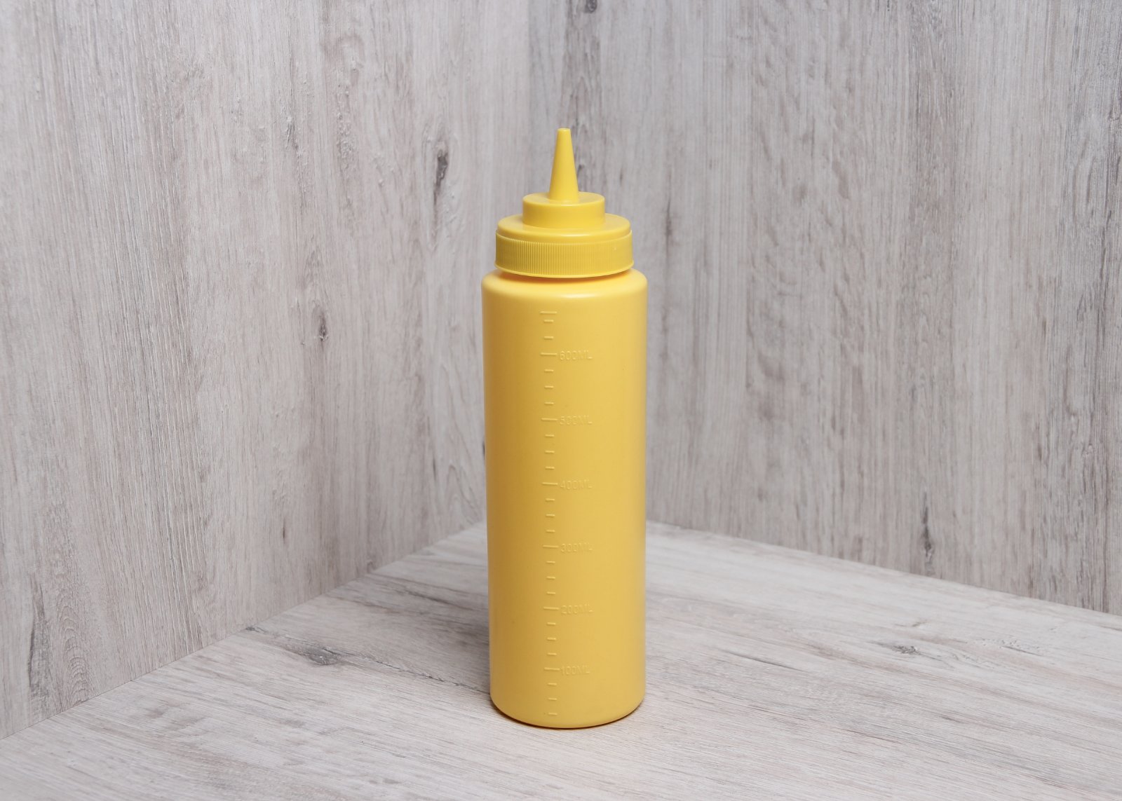 Пляшка для соусів з носиком жовта, 480 мл