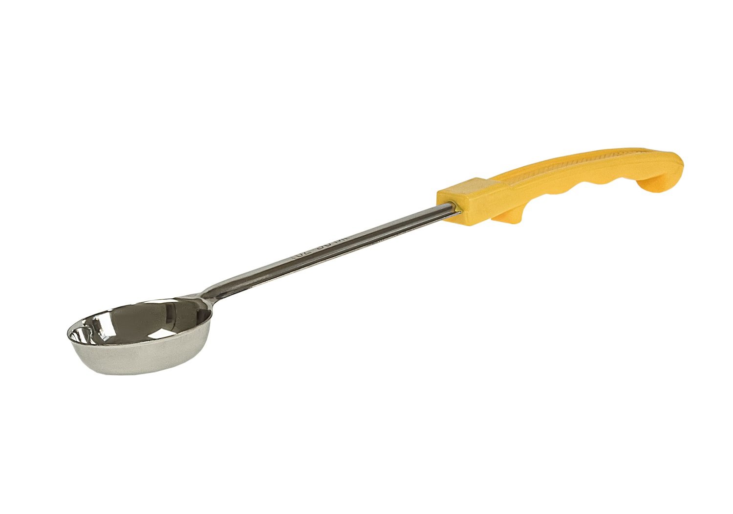 Ложка для соуса из нержавеющей стали с желтой ручкой, V 30 мл, арт. KN-102801