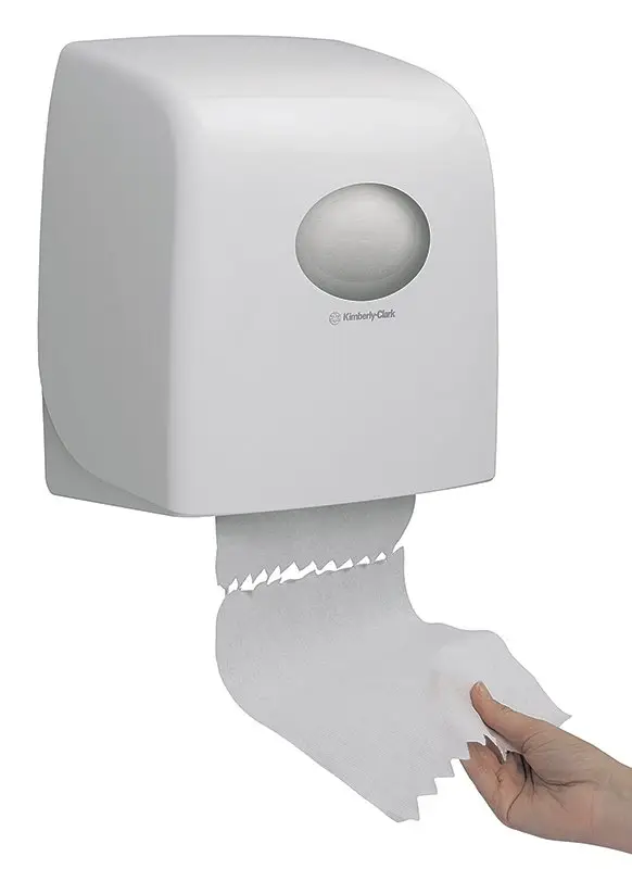 Диспенсер білий для паперових рушників у рулонах, арт. 6953 (ТМ Kimberly Clark)