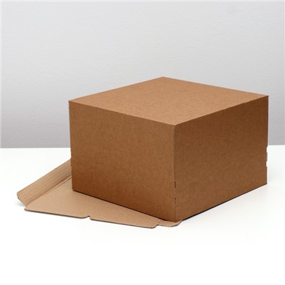 Упаковка для торта, крафт, 340 х 340 мм, h 160 мм