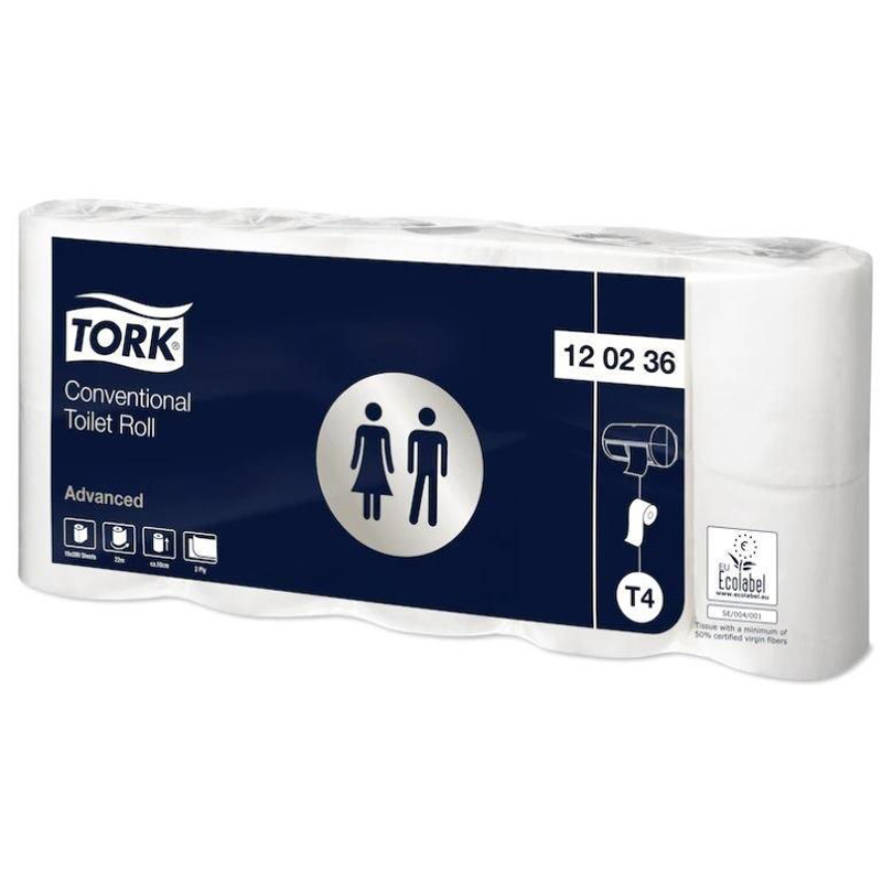 Туалетная бумага Tork в стандартных рулонах, арт. 120236