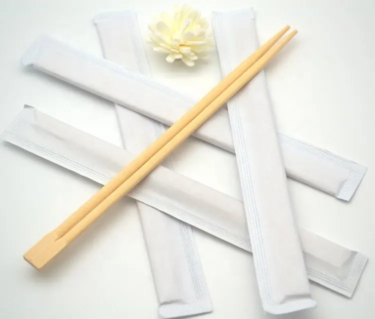 Палички для суші у білій упаковці, бамбук, Ø 4,2 мм, 23 см, 100 штук, арт. KN-2023042