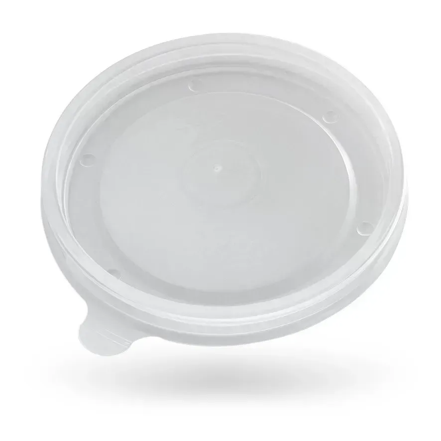 Крышка пластиковая к крафт. супнику, (имп.), 250/350/500 мл, Ø 96 мм, 1 шт