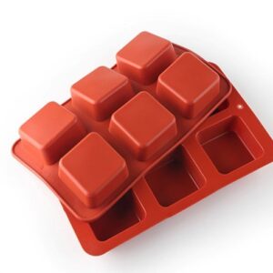 Форма силіконова "Квадрат", 65х65 мм, 6 комірок, арт. KN-SY-0009/KN-904009