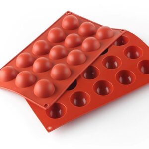 Форма силіконова "Напівсфера", 40 мм, 15 комірок, арт. KN-SY-0029/KN-904029