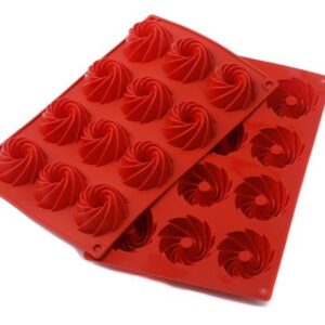 Форма силиконовая "Бриз", 56 мм, 12 ячеек, арт. KN-SY-0021 / KN-904021