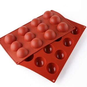 Форма силіконова "Напівсфера", 45 мм, 12 ячеек, арт. KN-SY-0031 / KN-904031