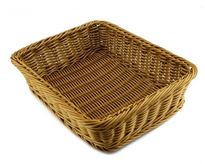 Корзинка прямоугольная, полипропилен, 32 х 26,5 х 8,5 см, арт. KN-JD-2157Y / KN-509105