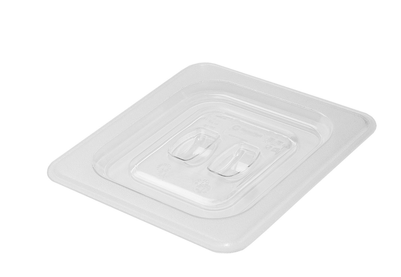 Крышка прозрачная 1/6, поликарбонат, 17,6х16,3х2 см, арт. KN-515016 / GNPPL-16