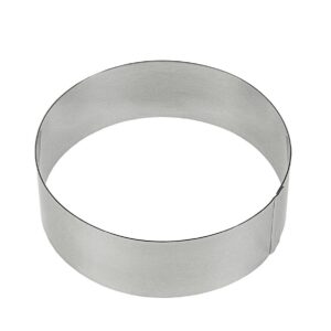 Форма круглая, нерж. сталь, Ø 16 см, h 4,5 см, арт. KN-PW-I-C 16 / KN-901006