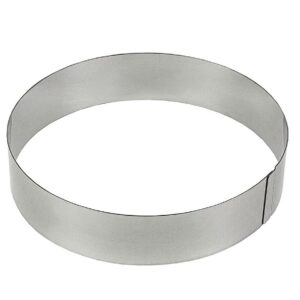 Форма круглая, нерж. сталь, Ø 20 см, h 4,5 см, арт. KN-PW-I-C 20 / KN-901007