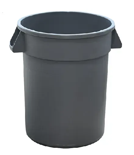 Бак для відходів сірий круглий, 170 л, арт. KN-JW-CR170E