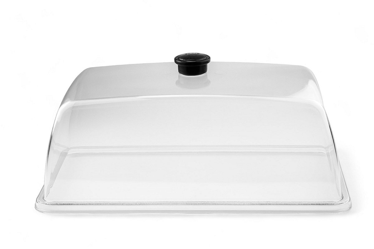 Крышка-колпак, поликарбонат прозрачный, 1/3, 32,5х17,6 см, арт. KN-GF-13 (KN-510023)