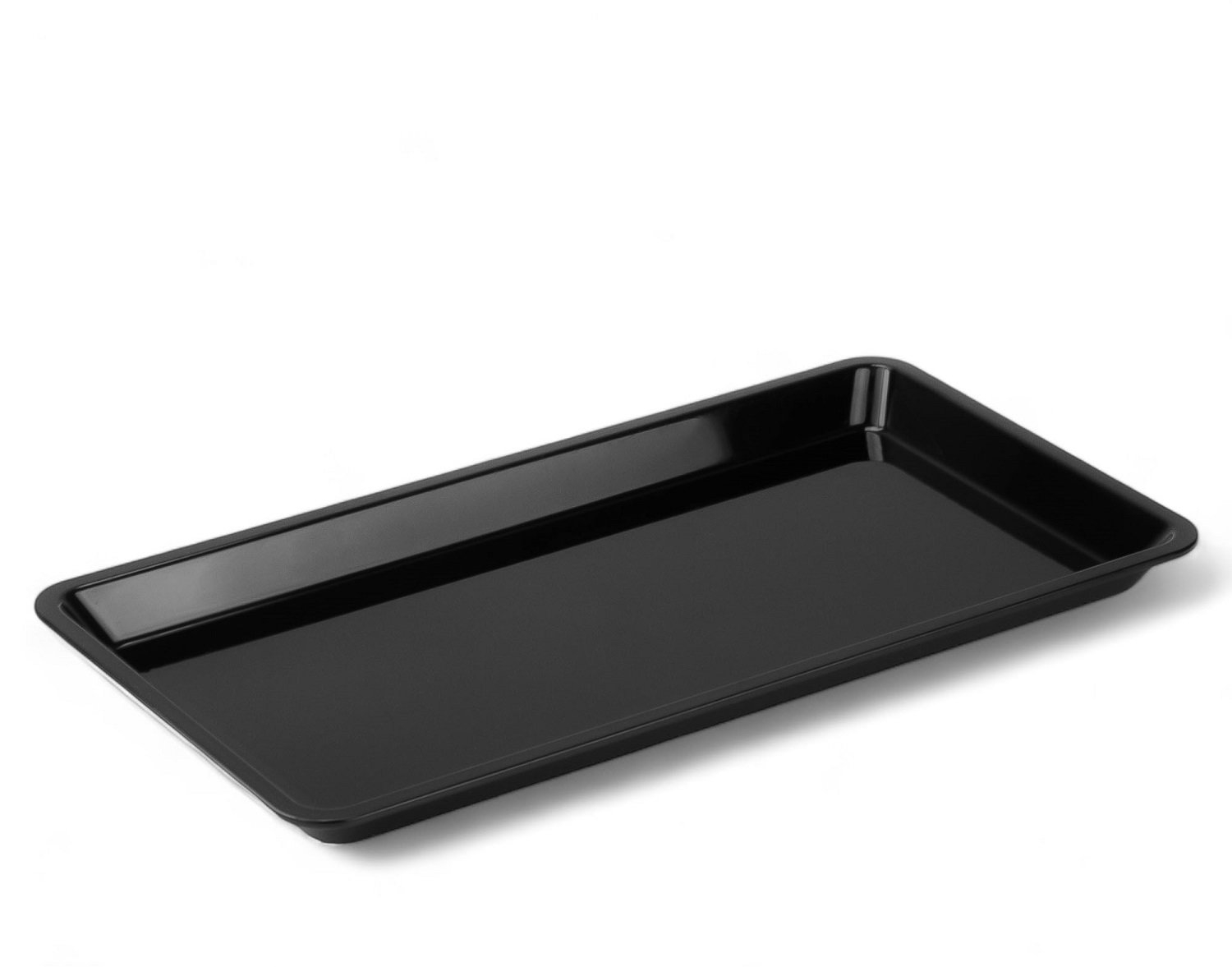 Блюдо для выкладки, поликарбонат черный, 1/3, 32,5х17,6 см, арт. KN-GFT-13 (KN-513023)