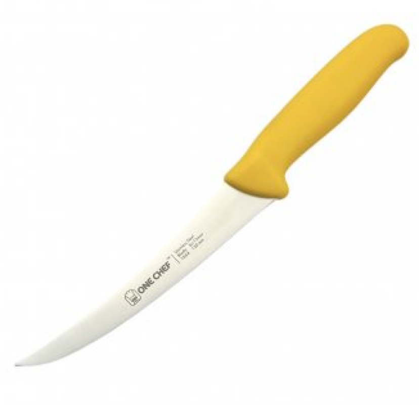 Нож обвалочный желтый, 15 см, арт. 106433