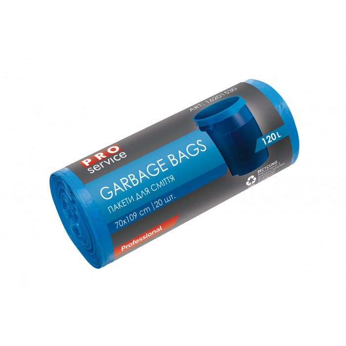 Мус./пак. (LD)  120 л, 20 шт, синие