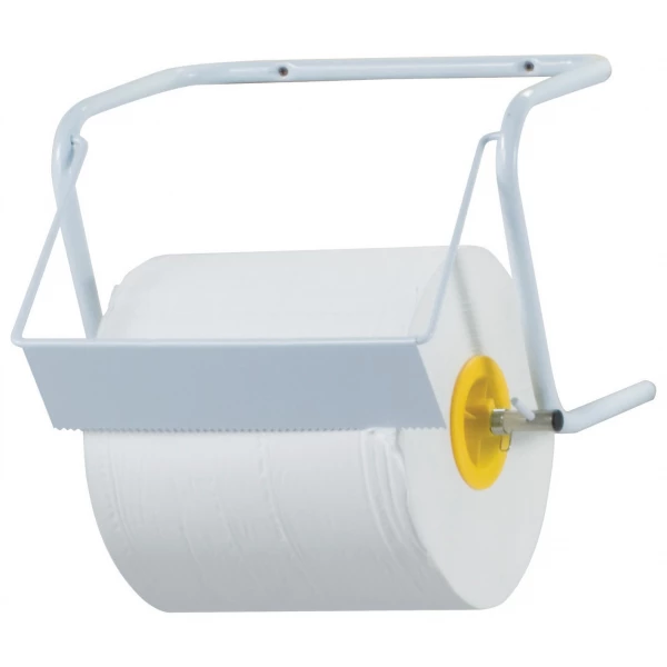 Тримач папер. рулонних рушників Maxi E-LINE, білий пластик, арт. D481White