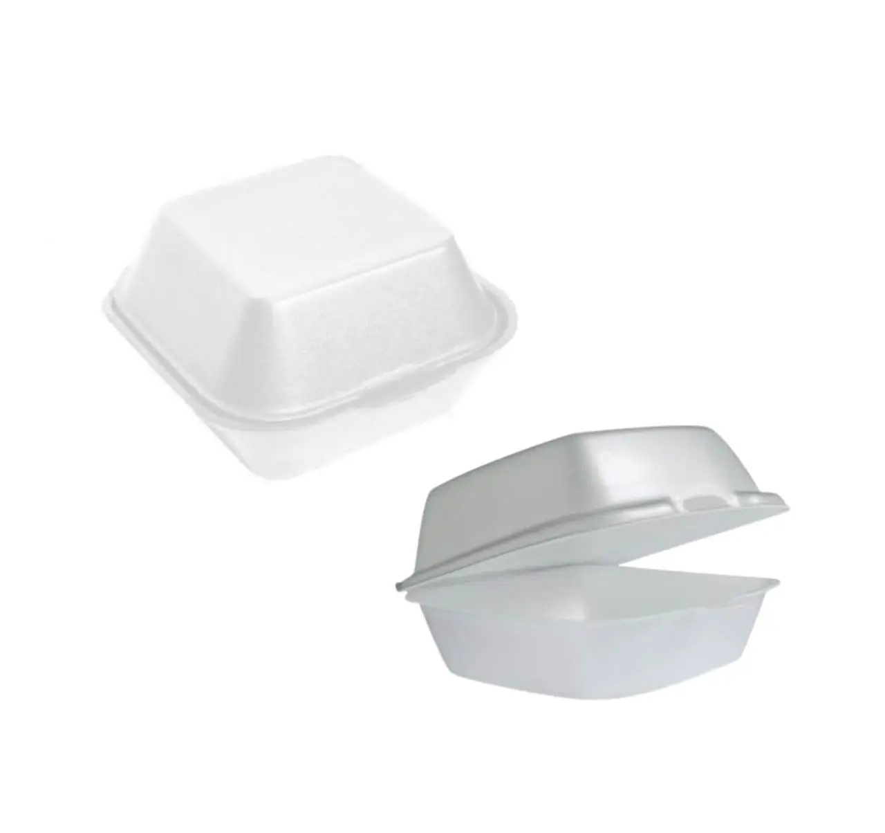 Ланч-бокс ВПС, бургер-бокс белый, 150х152х60 мм, арт. H-6