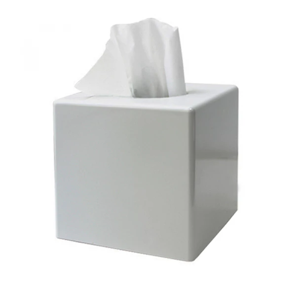 68703 Держатель косметических салфеток, белый пластик