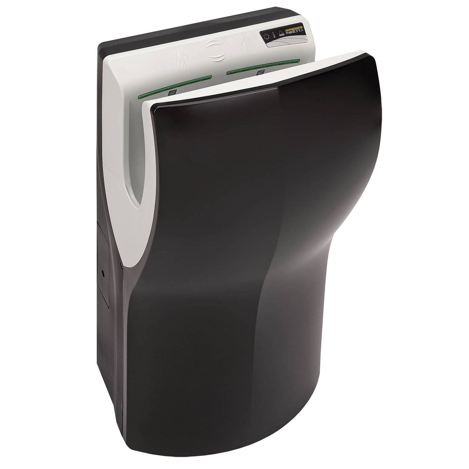 M14АB Сушилка для рук DualflowPlus 1100 Bт, черная автоматическая, матовая