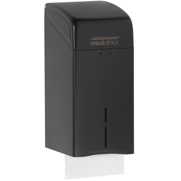 DTH100B Тримач туалетного паперу V-скл., чорний, нерж. сталь