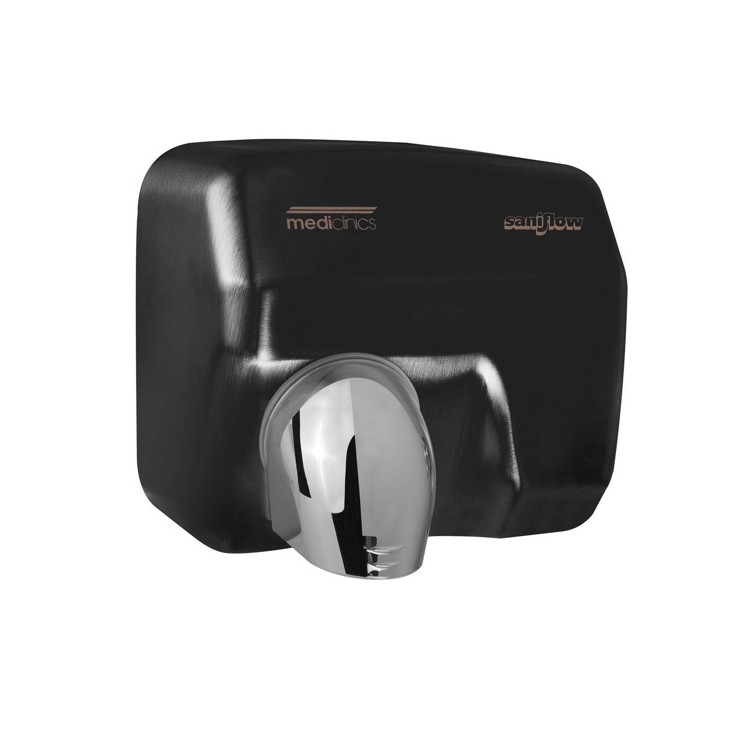 Е05АB Сушилка для рук "Saniflow", металлическая, черная