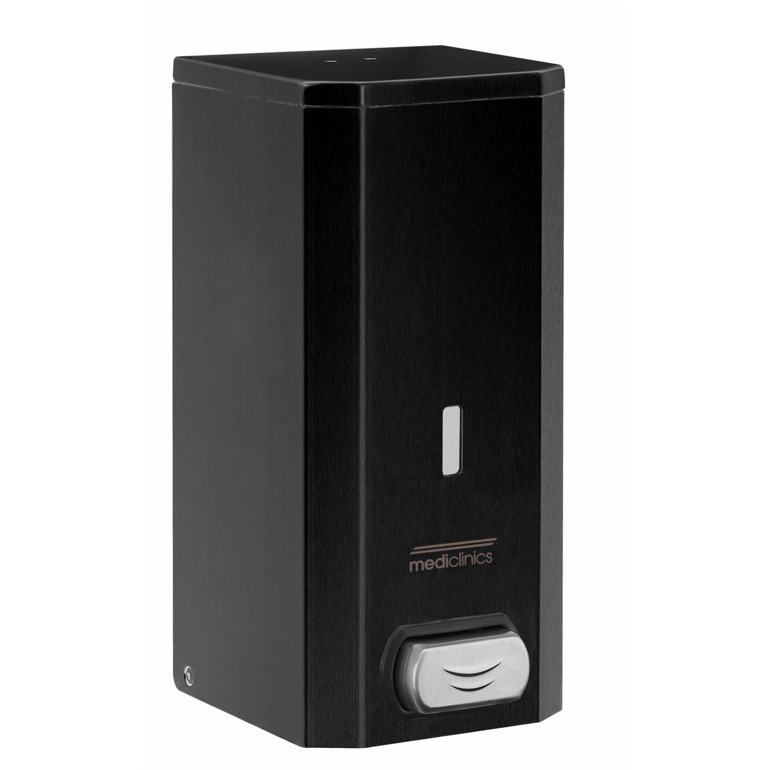 DJF0032B Дозатор мыла-пены, черный, нерж. сталь, 1,5 л