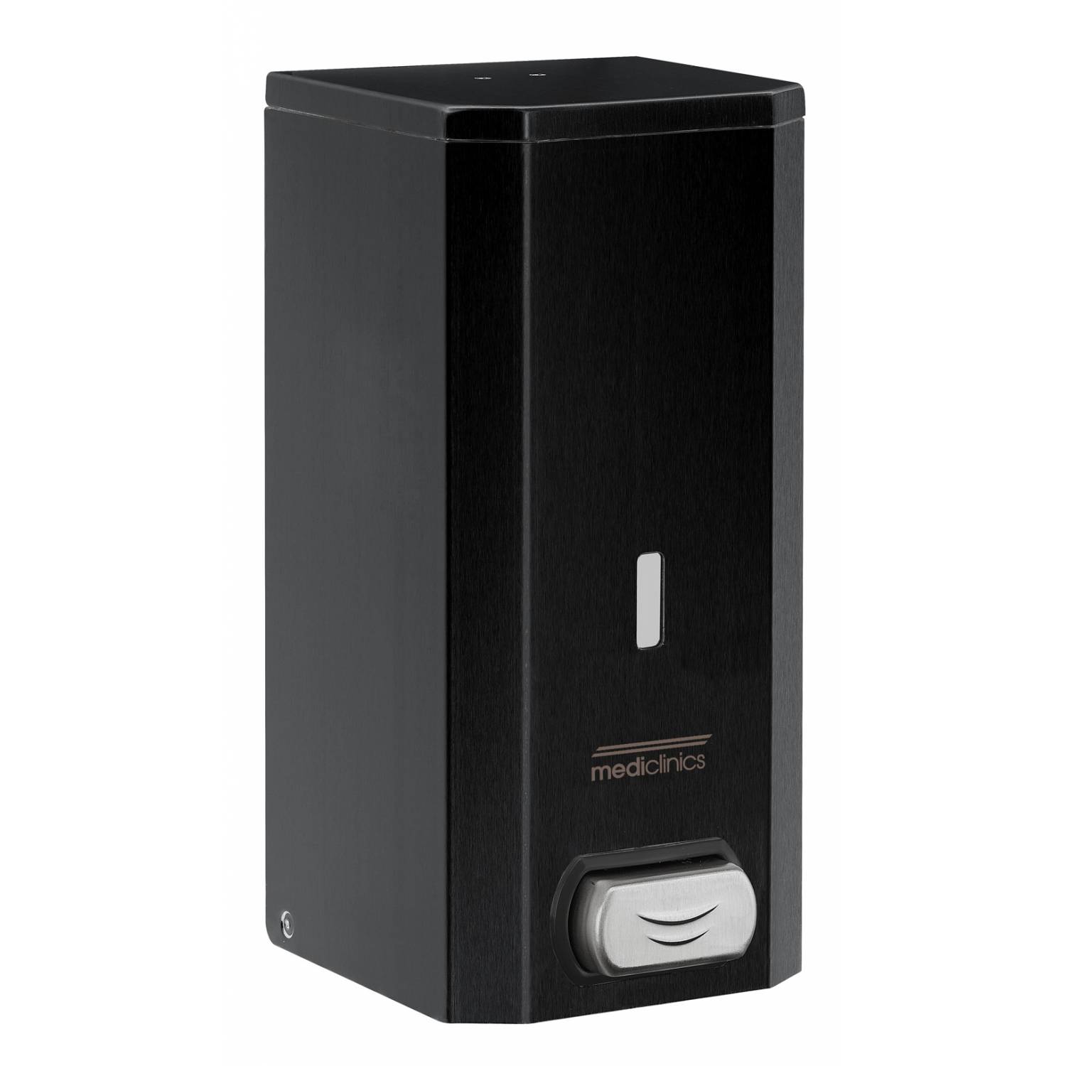 DJS0033B Дозатор для дезинфицирующего средства, черный, нерж. сталь, 1,5 л