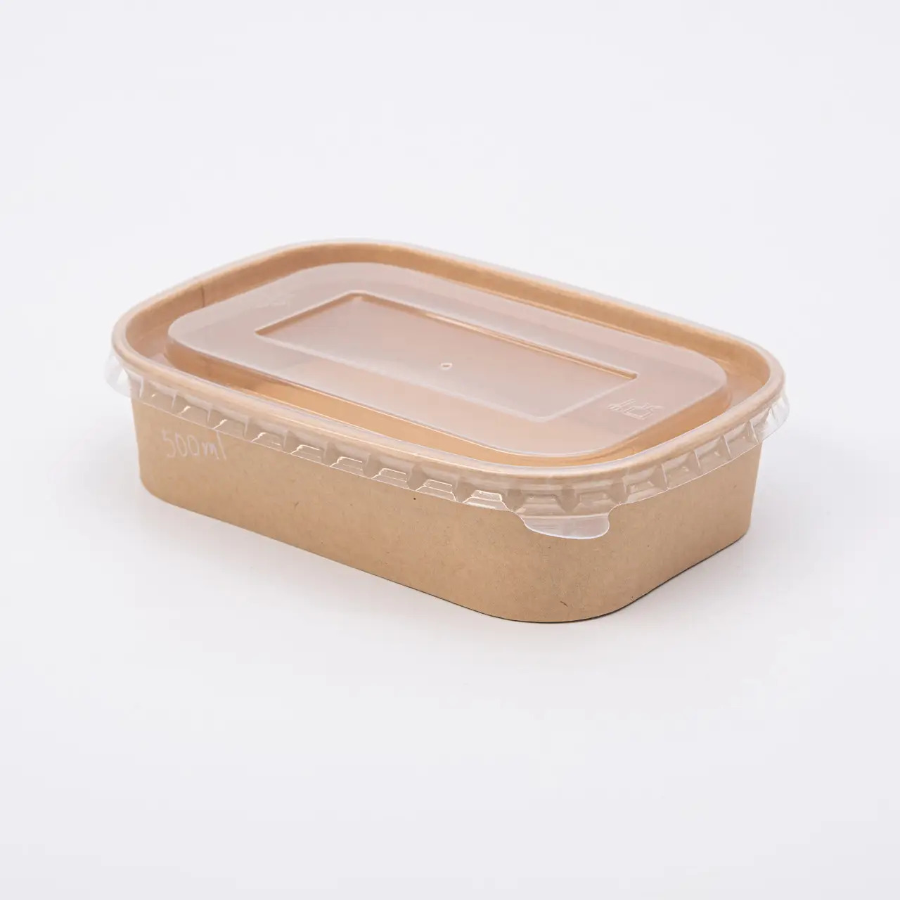 Салат-бокс крафтовый прямоугольный, 500 мл, 172х120х42, арт. 00266/ETRSB500