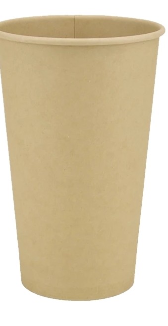 Бум./стак. 450 мл, бамбуковый  (кр. КР-90)  (50)