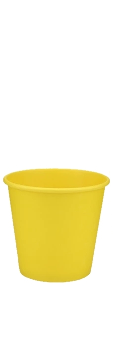 Папер. стакан, 110 мл, жовтий (50)