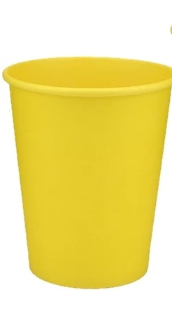 Бум./стак. 250 мл, желтый  (кр. КР-80)  (50)