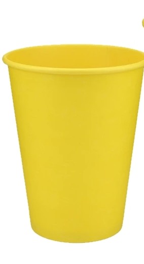 Папер. стакан, 350 мл, жовтий (кр. КР-90) (50)