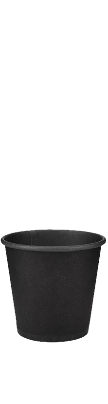 Бум./стак. 110 мл, черный + черный, одностен.  (50)   (2400)