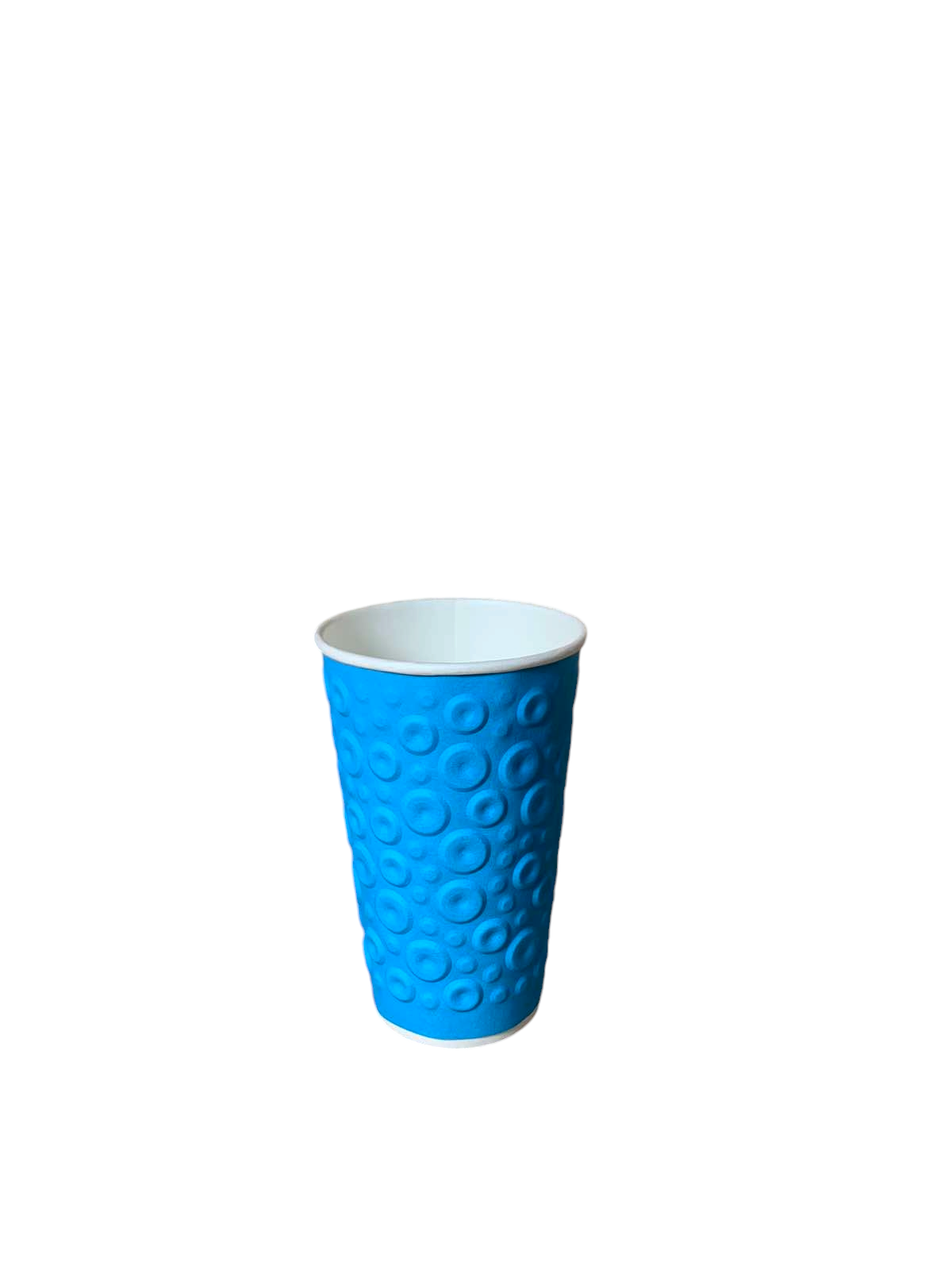 Бум./стак. 450 мл, 3 D "Круги голубые" (кр. КР-90)