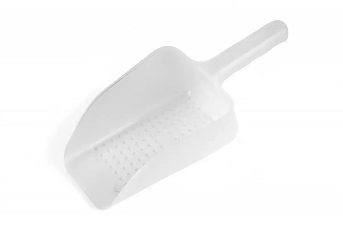 Совок для льоду та сипучих прозорий, перфорований, поліпроп.. 1200 мл, арт. KN-GISPH-03/203063